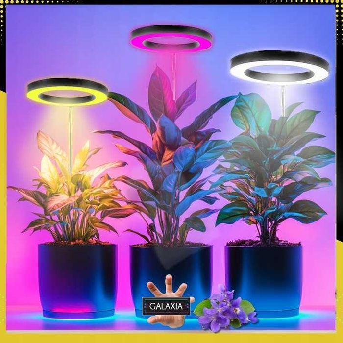 LAMPA LED DLA ROŚLIN Do Uprawy Wzrostu Oświetlenie Żarówka Grow TIMER