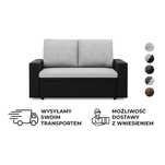 Sofa 2-osobowa z Funkcją Spania Rozkładana Pojemnik Funkcjonalna Luna
