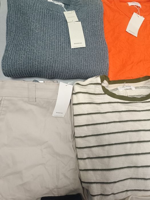 Reserved pakiet odzieży męskiej+nowa z metką