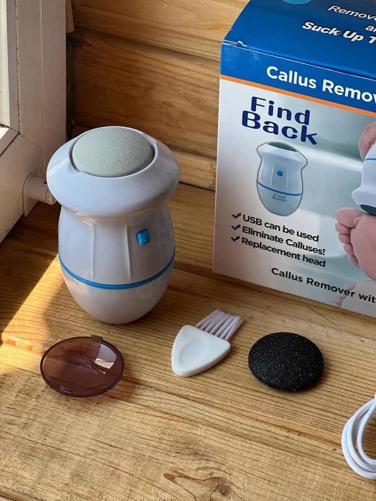 Електрична пемза, пилка для п'ят набір для педикюру Find Back usb