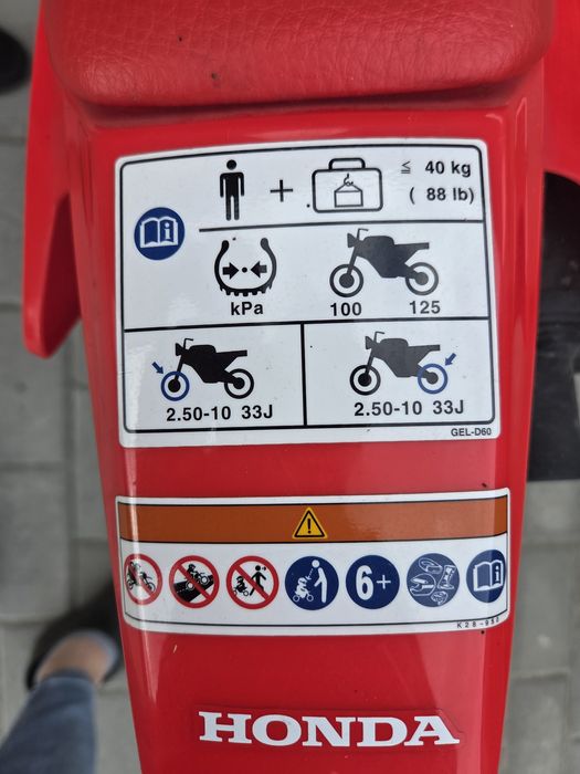 Honda CRF 50F jak nowy