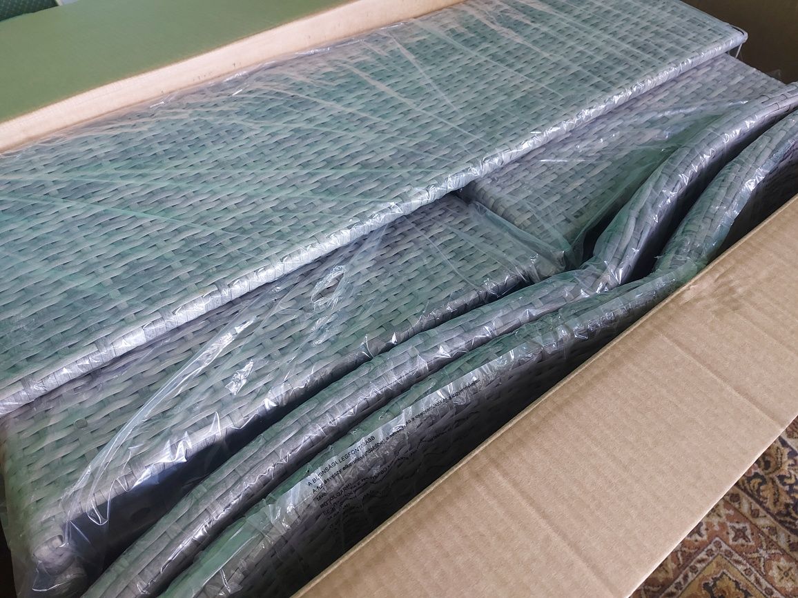 nowe meble rattanowe ogrodowe sofa stolik fotele