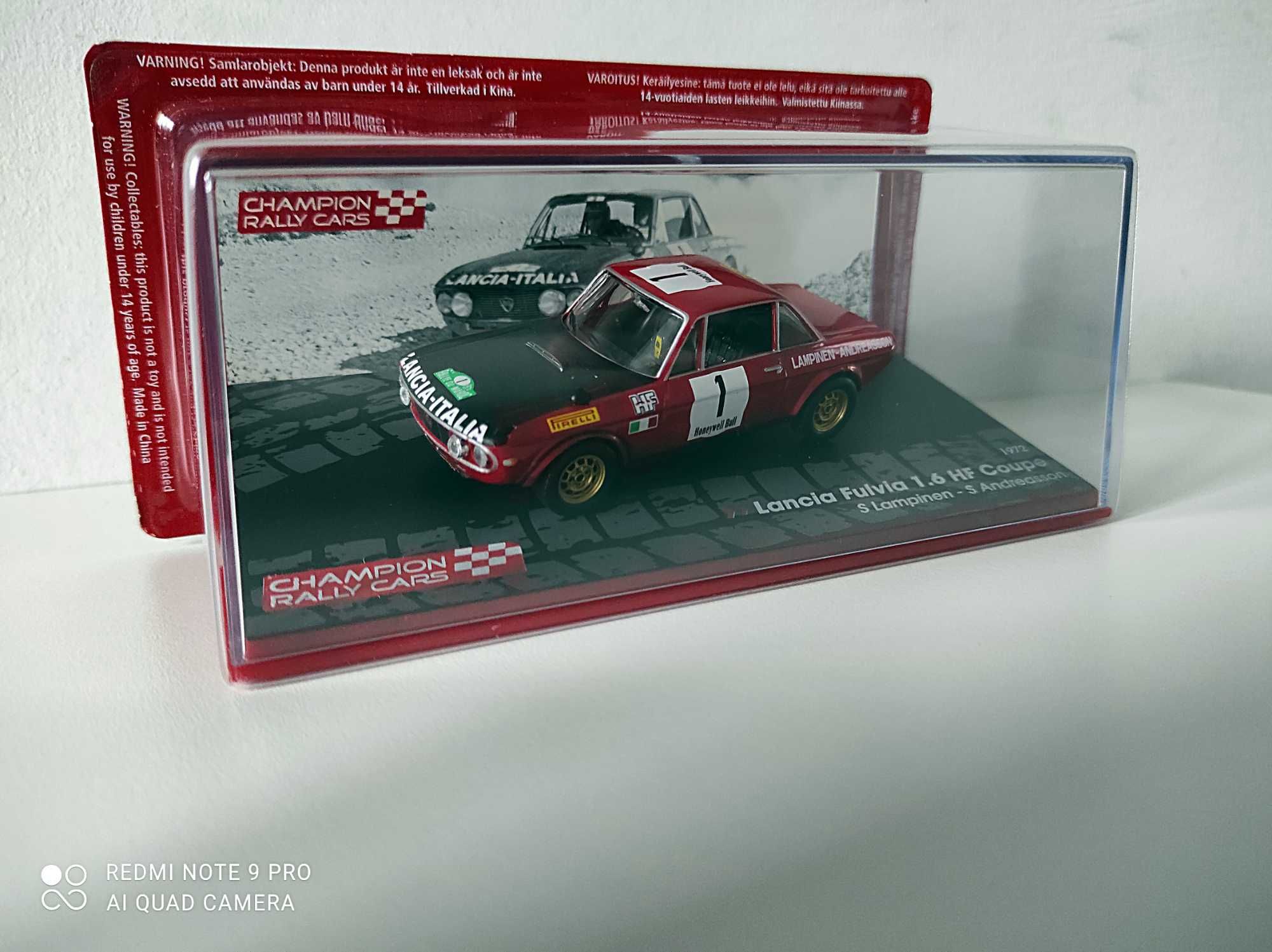 Lancia Fulvia HF 1600 Monte Carlo 1972 RALLY Car 1:43