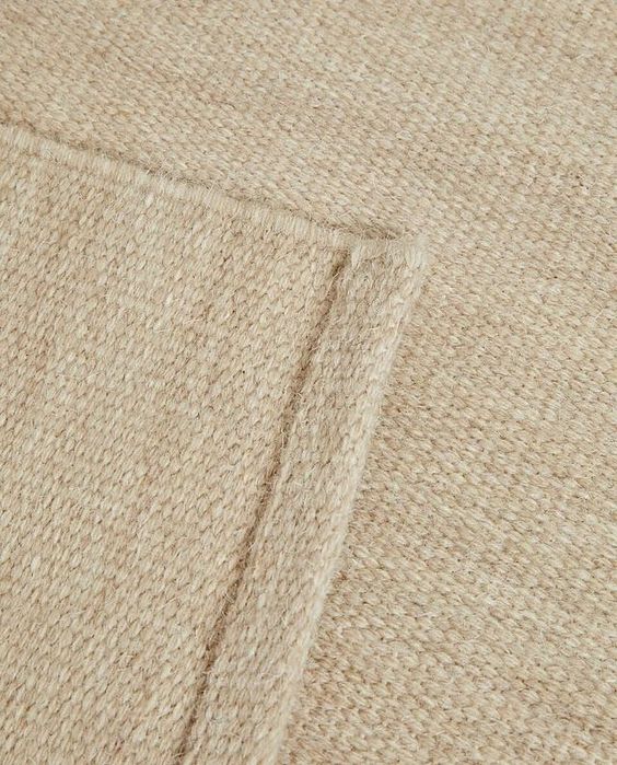 zara home dywan rug wełna bawełna beż