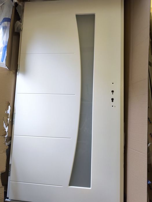 Nowe drzwi zewnętrzne drewniane Barański za pół ceny!