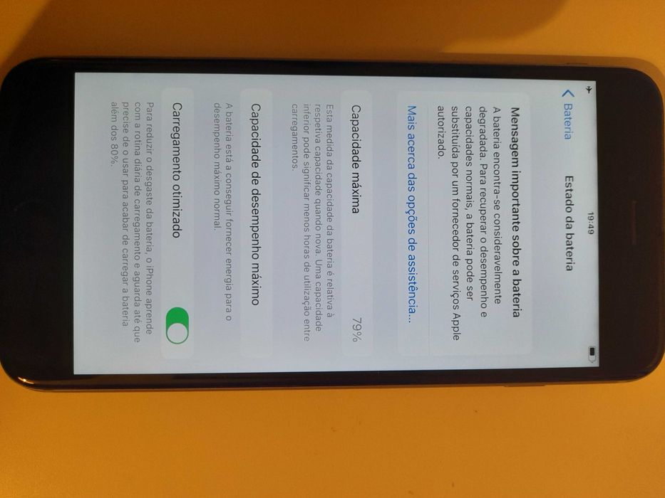 Iphone 6 plus sem carregador