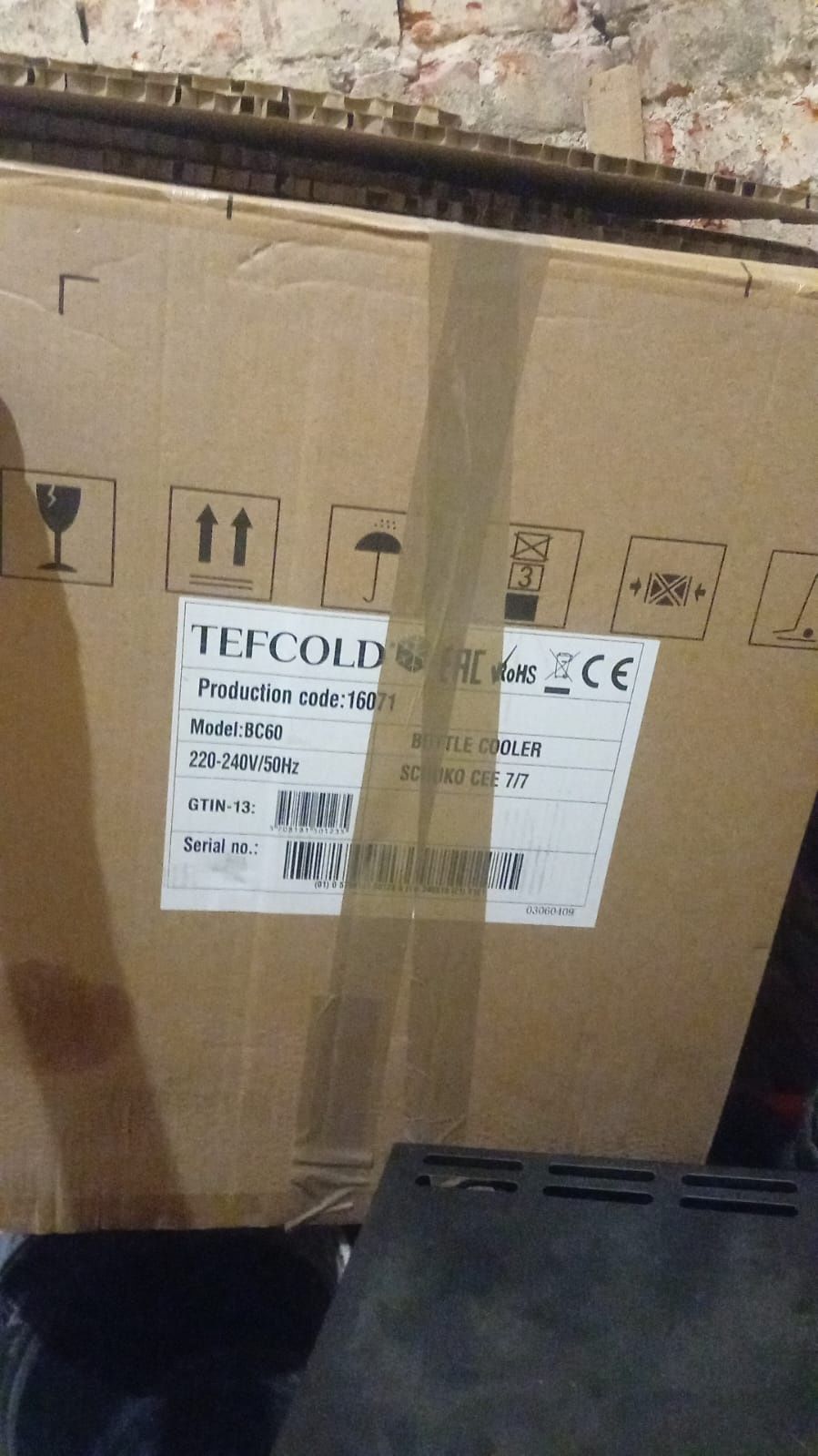 Chłodziarka TEFCOLD  urzywana