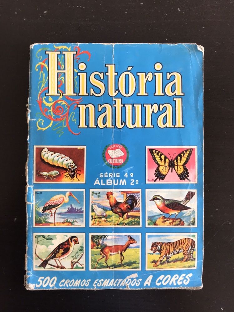 Caderneta Completa Cromos Historia Natural - série 4 album 2°