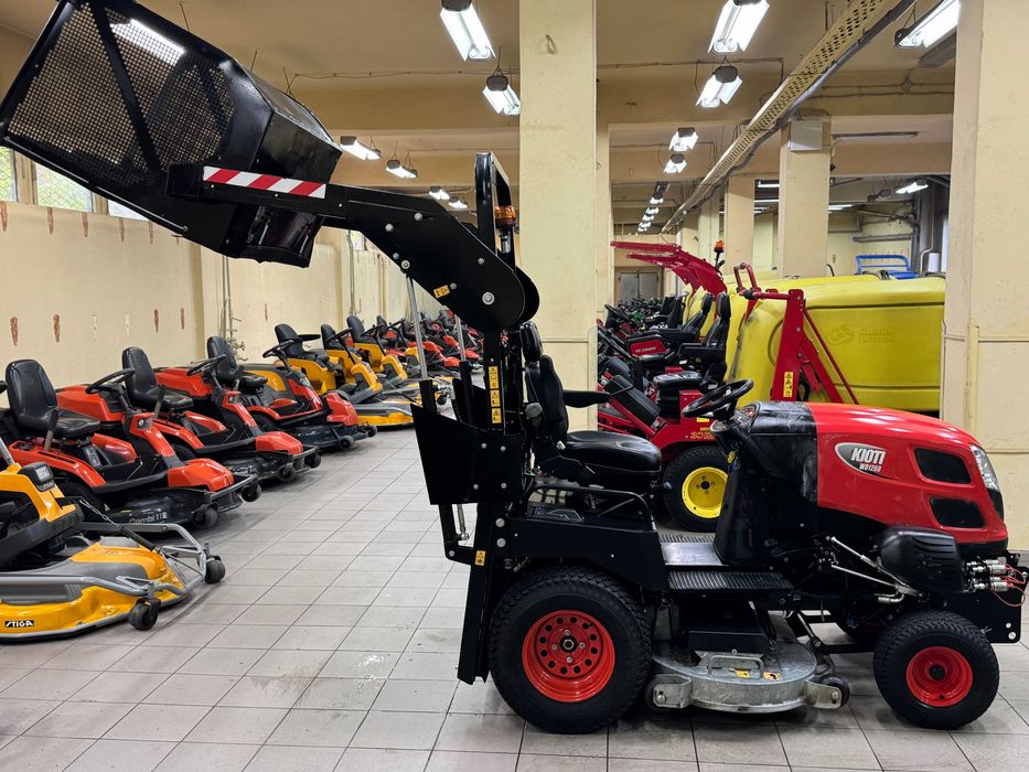 Traktorek Kosiarka Kioti WD1260 Górny wysyp Diesel 355 MTG JAK NOWY