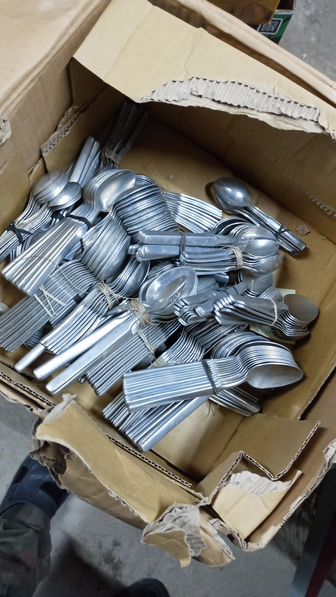 Prl  aluminiowe sztućce stojodła i fns