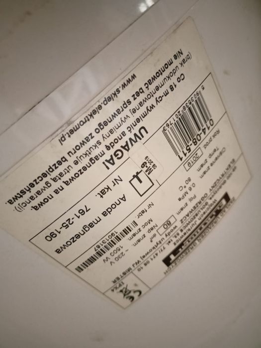 Bojler 80 l elektromet elektryczny