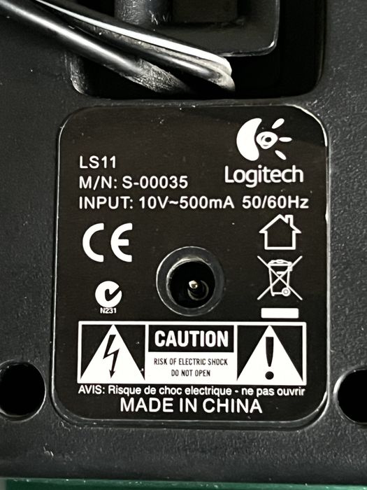 Акустична система Logitech LS11, колонки для компʼютера, Jack 3,5 мм