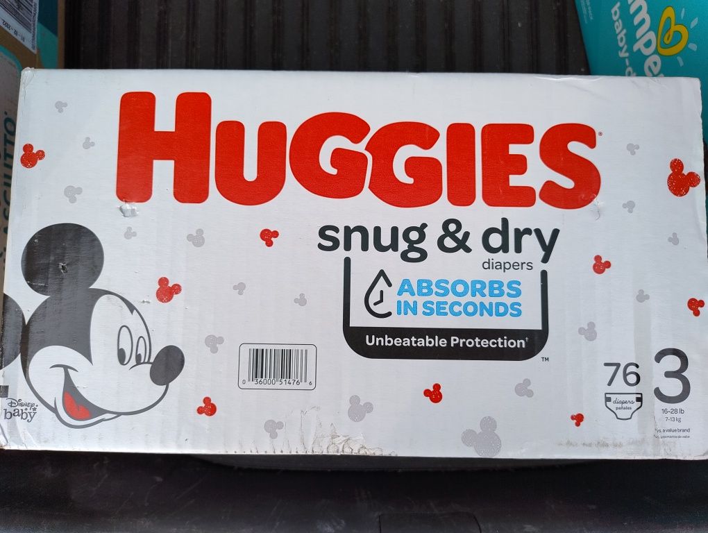 Pampers Huggies 3 , США.