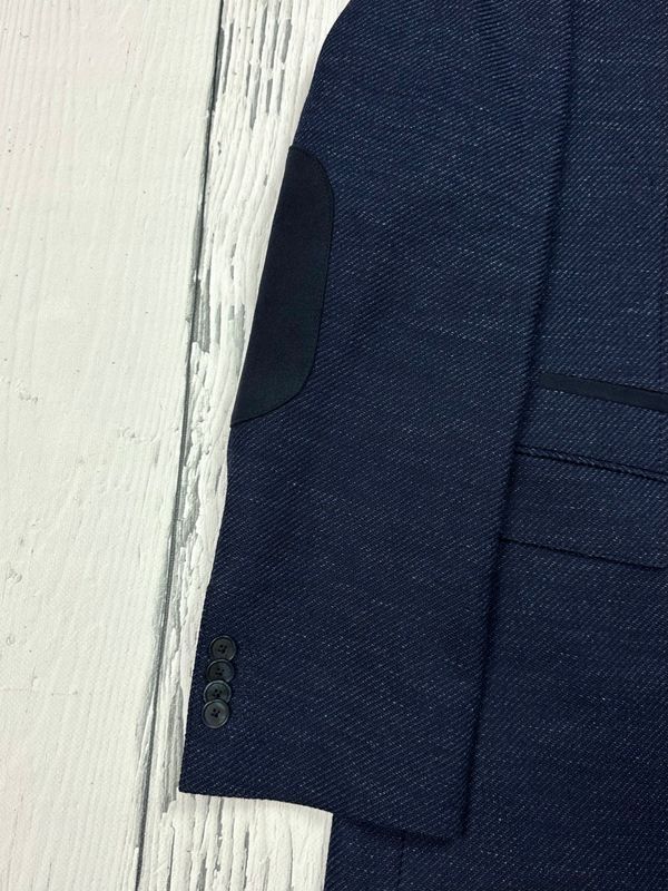 Hugo Boss Jestor5 Wełniana Marynarka Męska Łaty na Łokciach r. 48