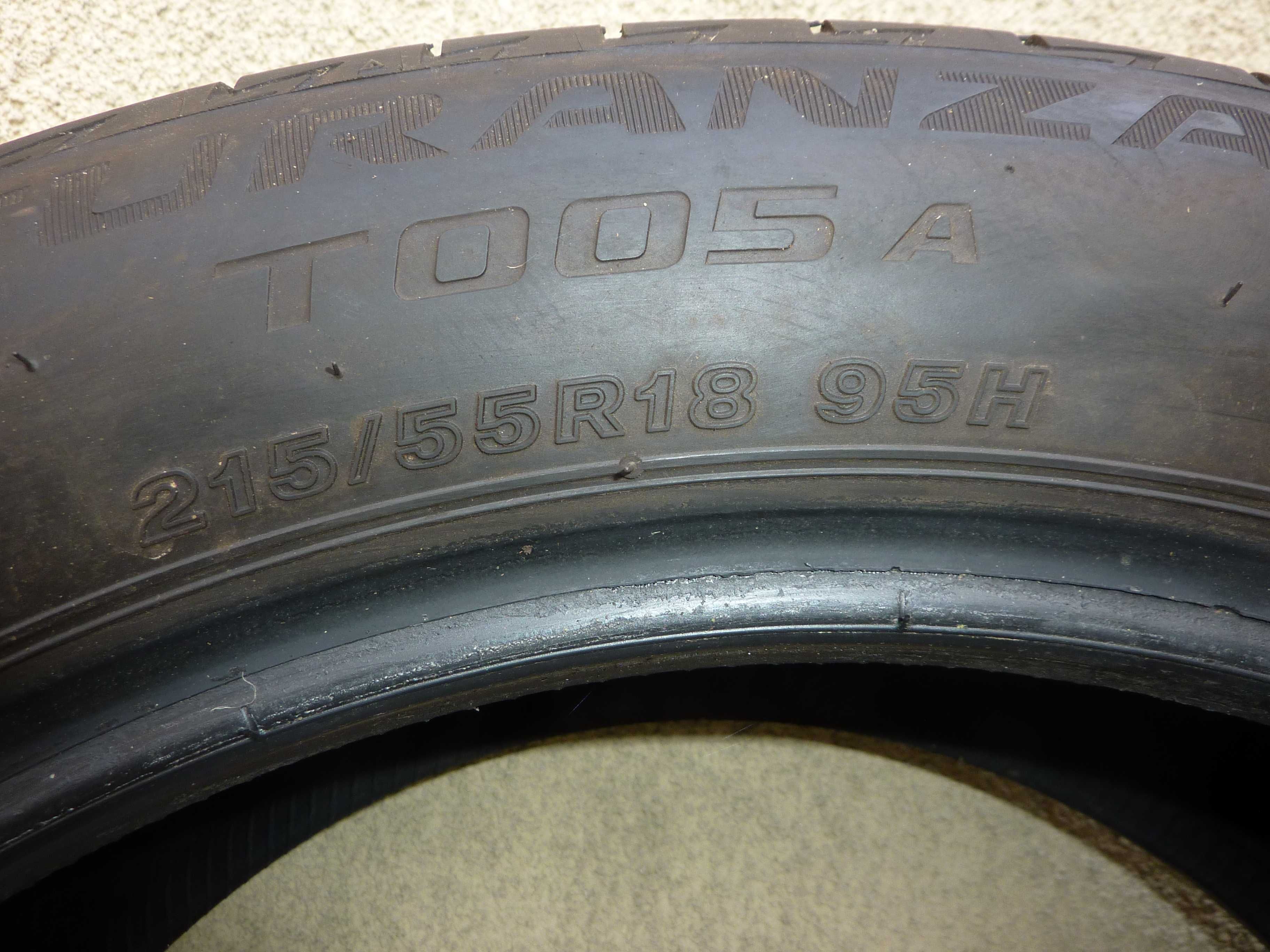 4× Bridgestone Turanza T005A 215/55R18 95 H