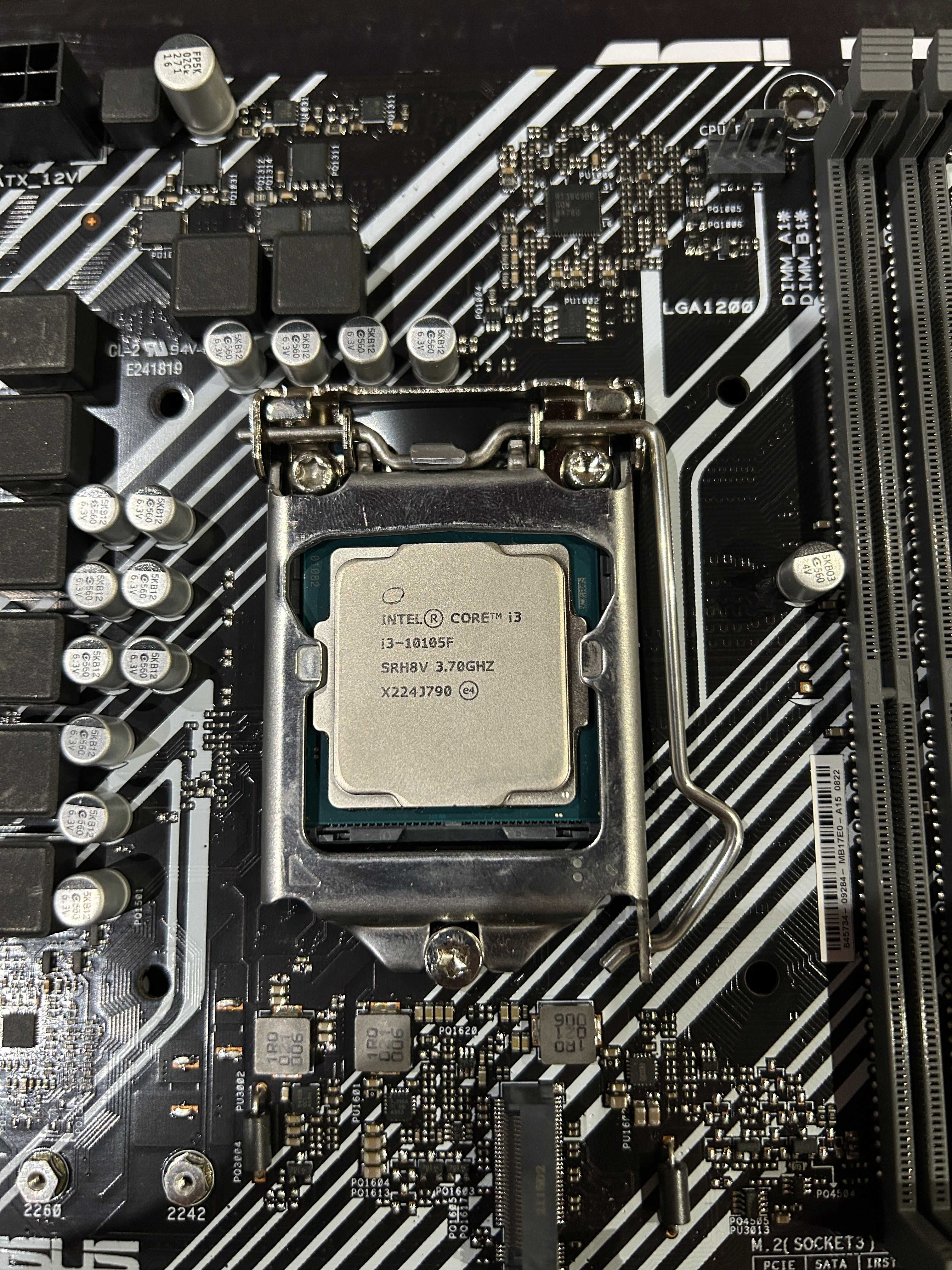 Комплект Intel core i3 10105F + Asus 510M-E LGA1200