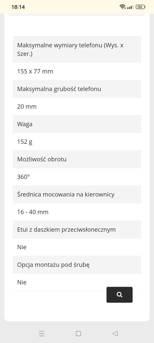 Uchwyt motocyklowy extreme style