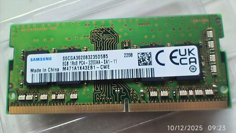 Memória RAM Portátil 8GB 3200MHz DDR4