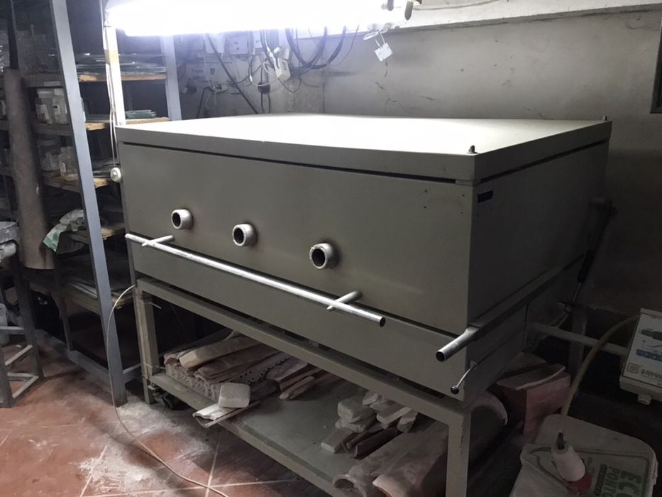 Forno de vidro fusão