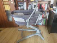 Chicco Baby Hug 4in1 Air, kołyska, leżaczek, krzesełko, Titanium