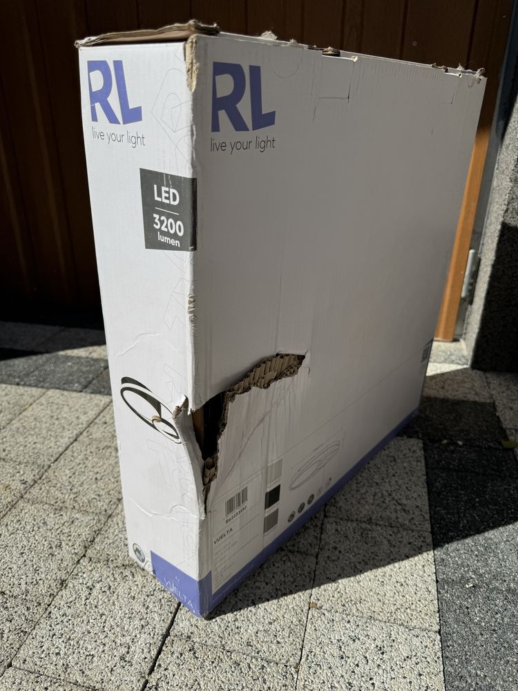 Lampa plafon LED Vuelta czarna Nowa