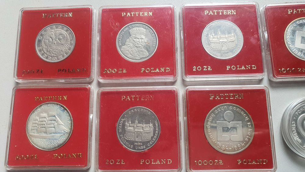 moneta próba prl  - 13 szt
