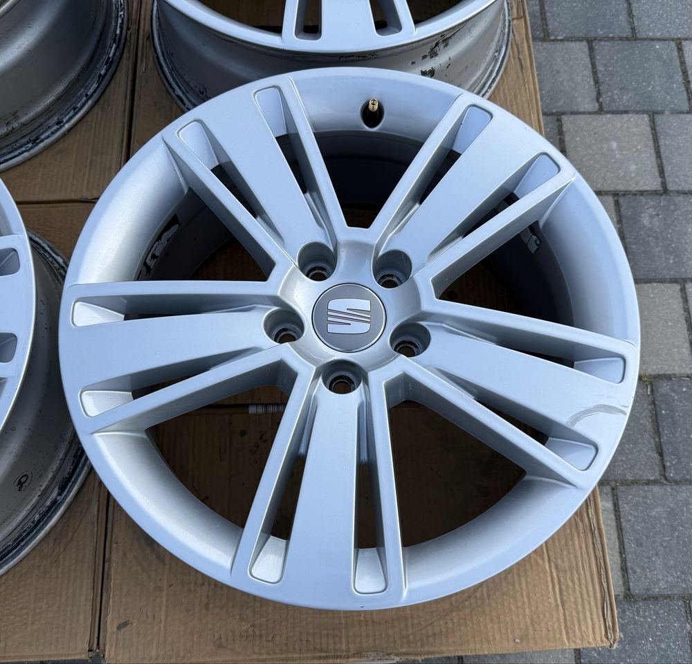 Oryginalne Felgi Seat 5x112 17" 7N5 Alhambra Sharan Passat ET39 7J