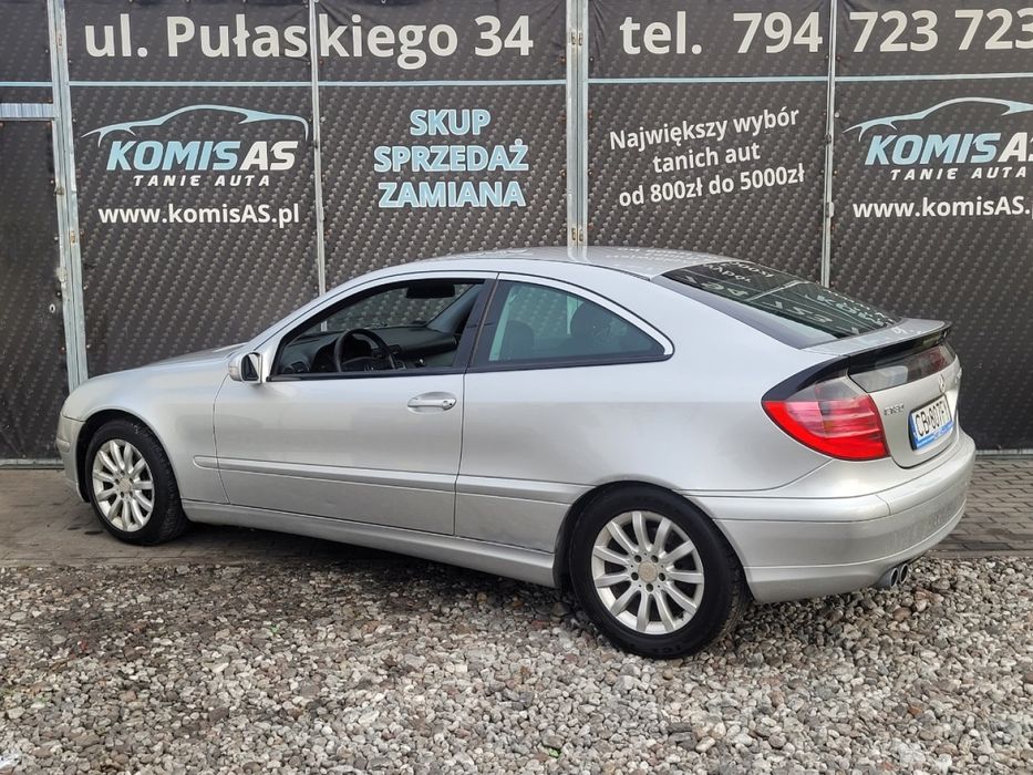 Mercedes Benz C180 Kompressor GAZ • Klima LPG 2032r Długie opłaty *