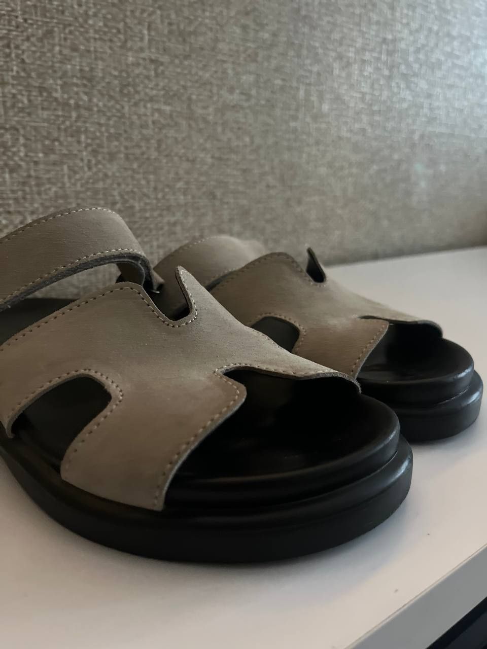 Шлепки Hermes, босоножки эрмес,  шлепки Гермес