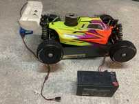 Rc nitro . Carro telecomandado a nitro em bom estado