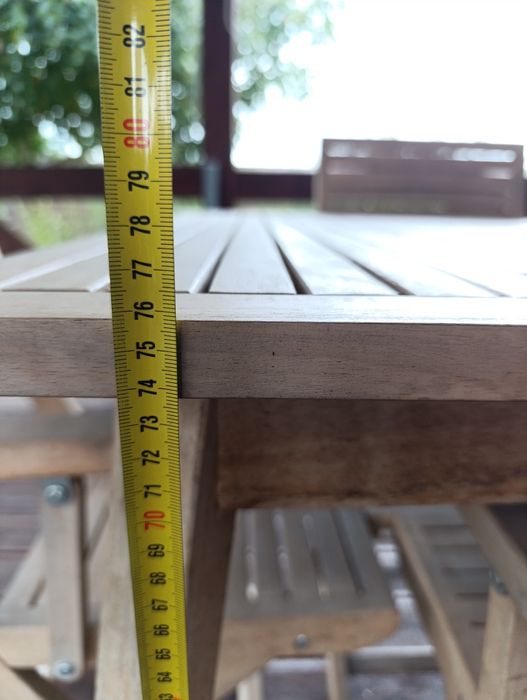 Komplet rozkładany stół i 9 krzeseł