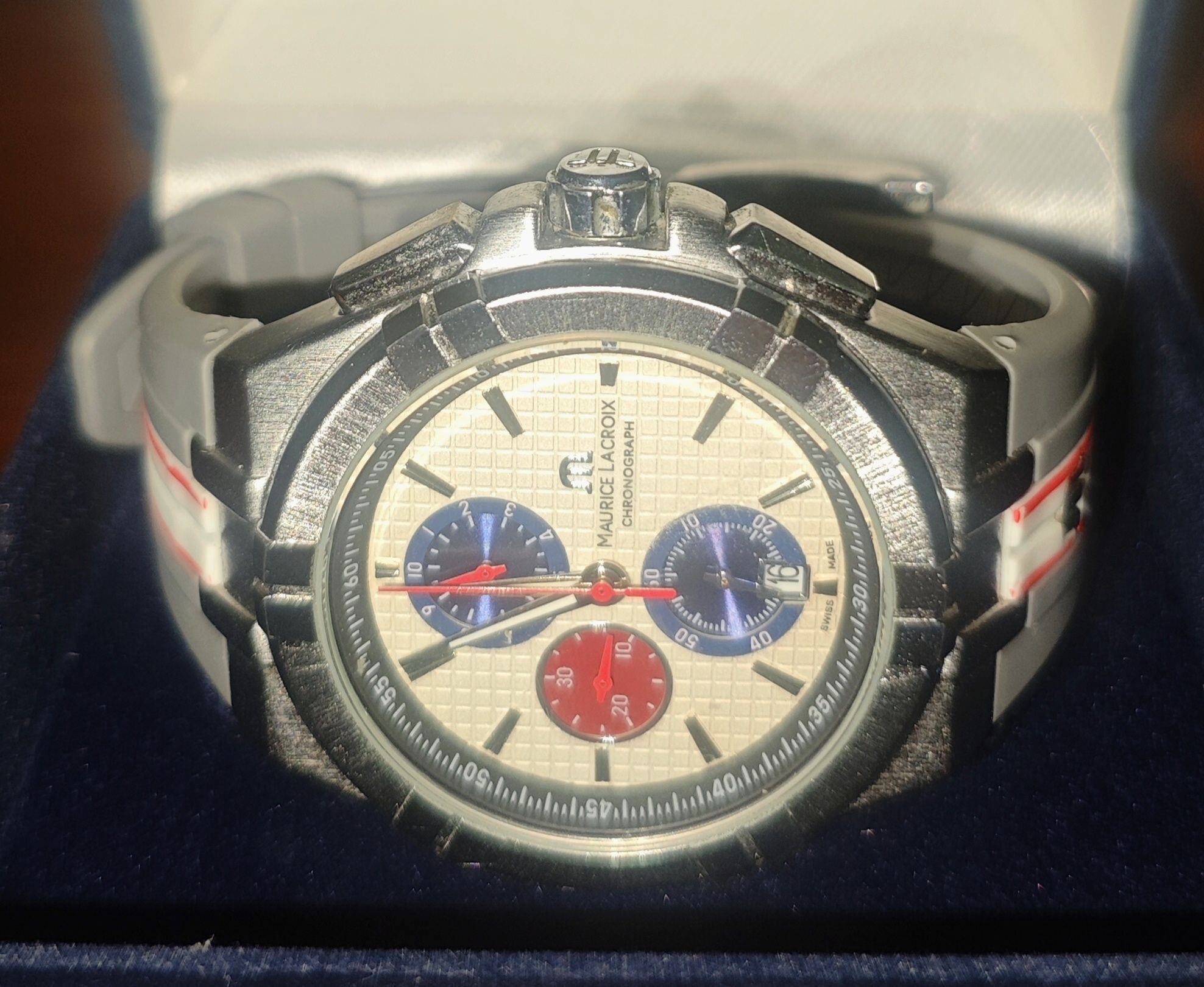 Maurice lacroix Mahindra racing quartz часы наручные