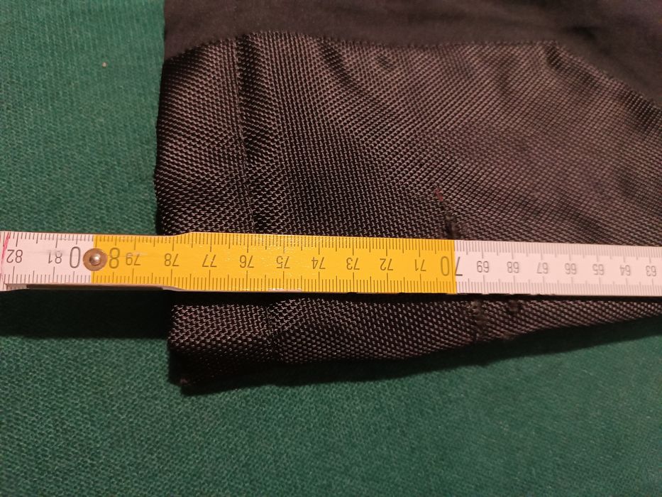 Męskie czarne spodnie narciarskie z szelkami M