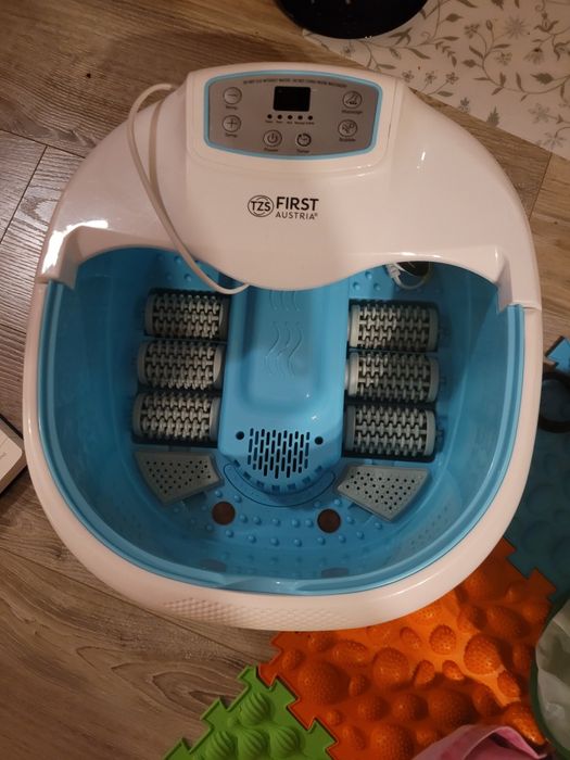 Masażer do Stóp Wodny Hydromasażer 450W Wibracje Bąbelki Podczerwień