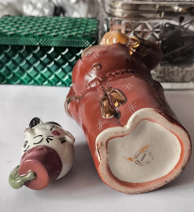 Piękna stara ceramika Zagórski i syn karafka