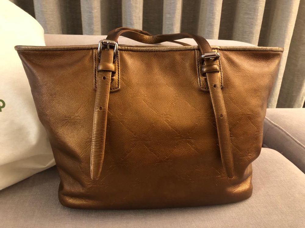 Carteira Tote Longchamp Camel