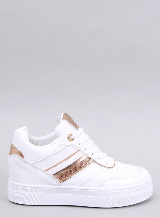 Sneakersy Na Koturnie Eyson White/Champagne