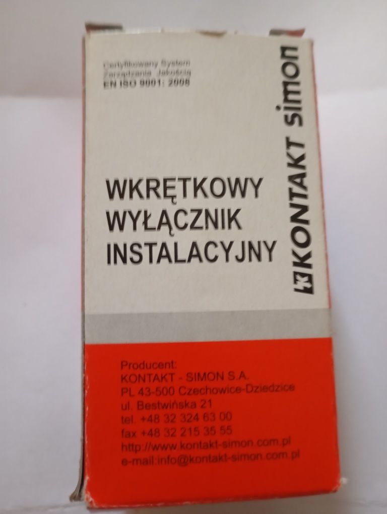 Nowy Bezpiecznik wkrętkowy , wyłącznik L , 16A