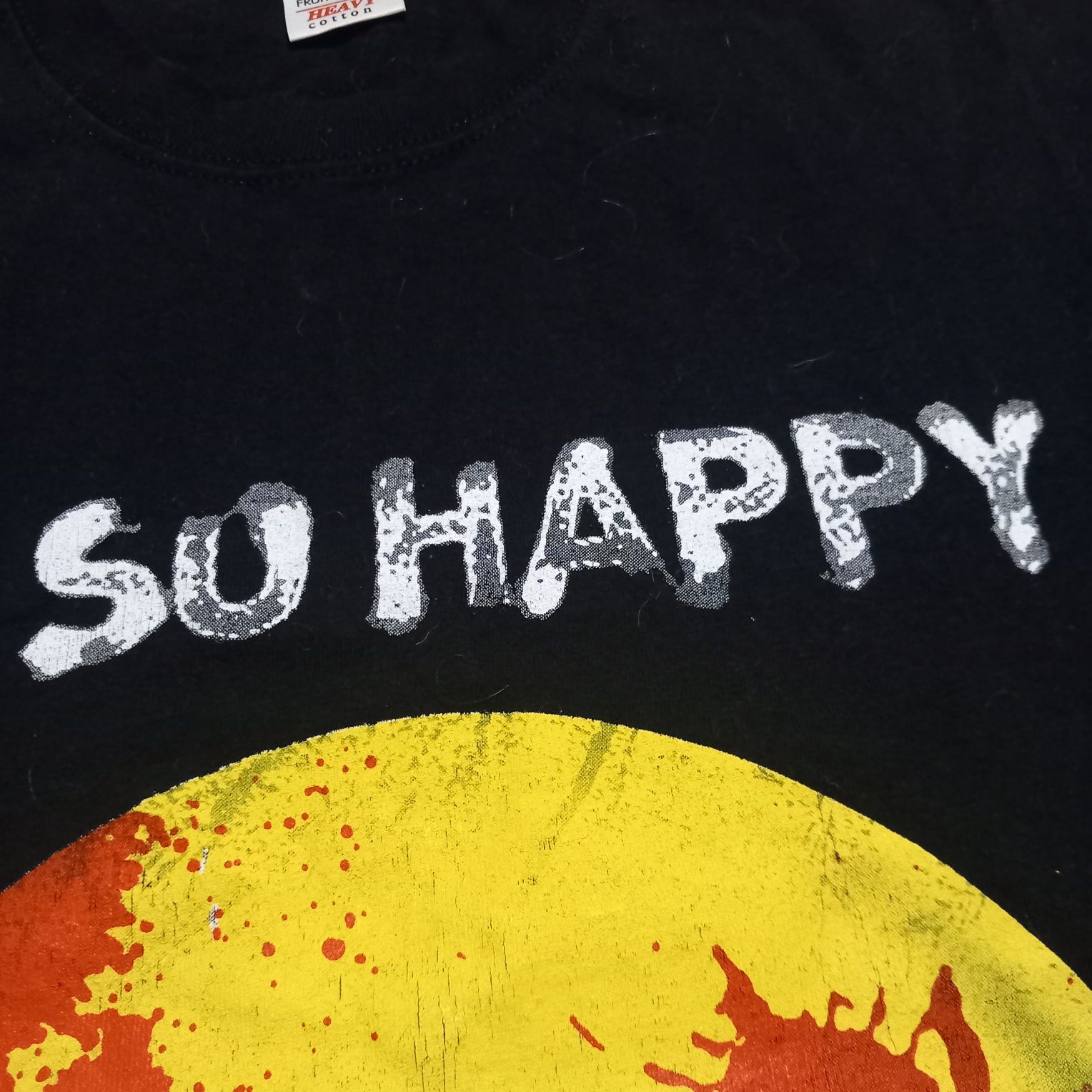 Rock metal Shop alternative nadruk emo goth napis I'm so happy