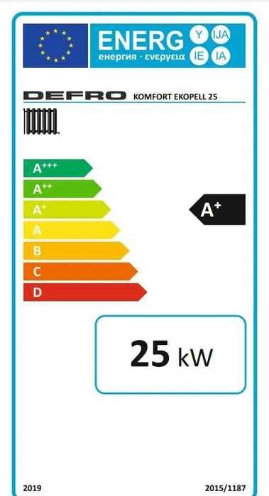 piec kocioł Defro KOMFORT EKOPELL 25 KW kocioł na pellet