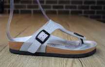 Birkenstock skórzane damskie japonki 38 ( 24,5 cm)