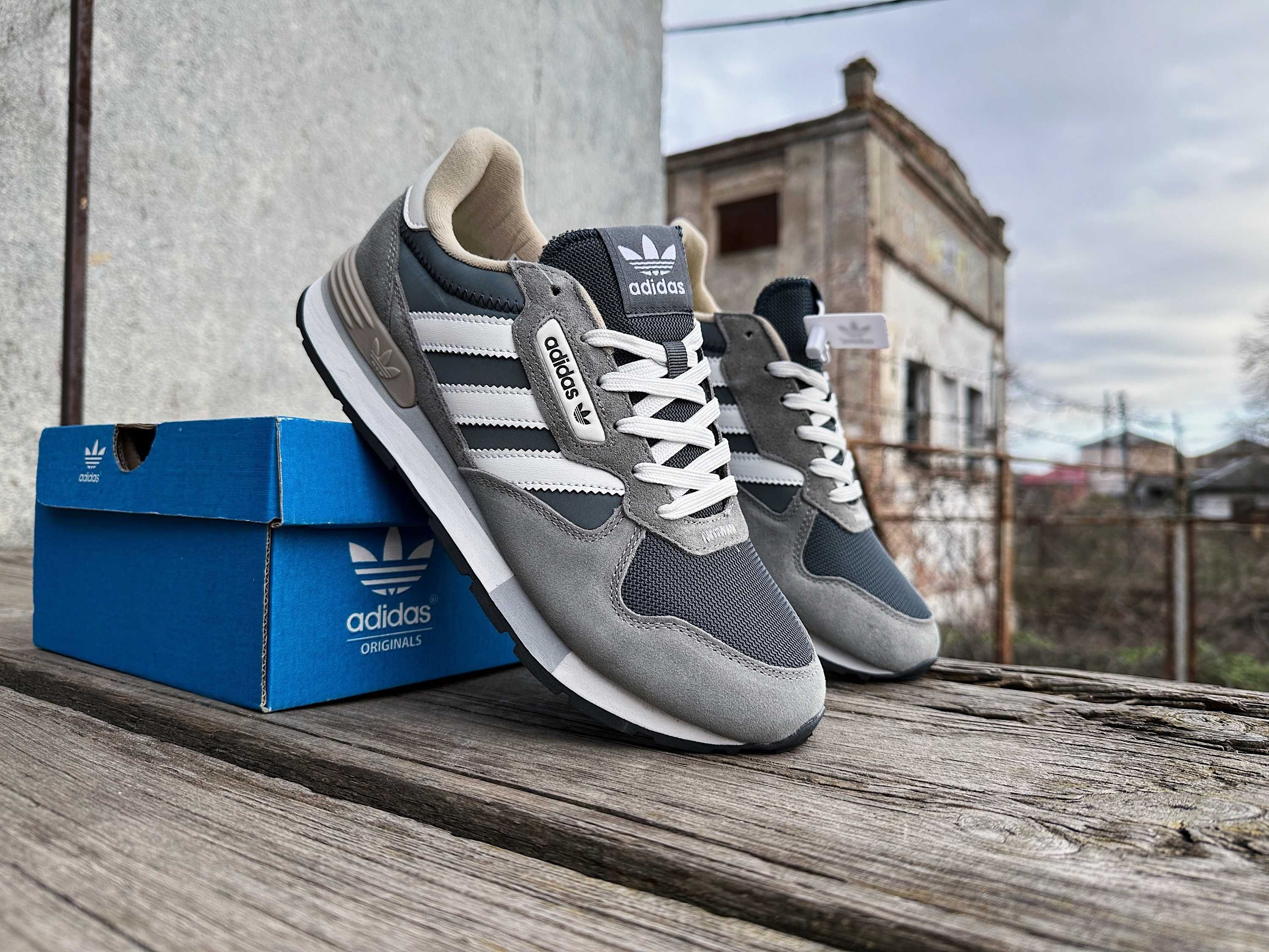 Мужские кроссовки Adidas Treziod 2 Grey серые размер 41-46