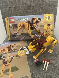 Klocki Lego nr 31112 Dziki Lew Lego Creator 3w1
