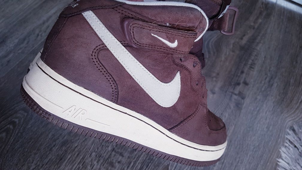 Buty NIKE Air Force 1 Mid '07 QS Chocolate DM0107 Unisex 39 oryginalne