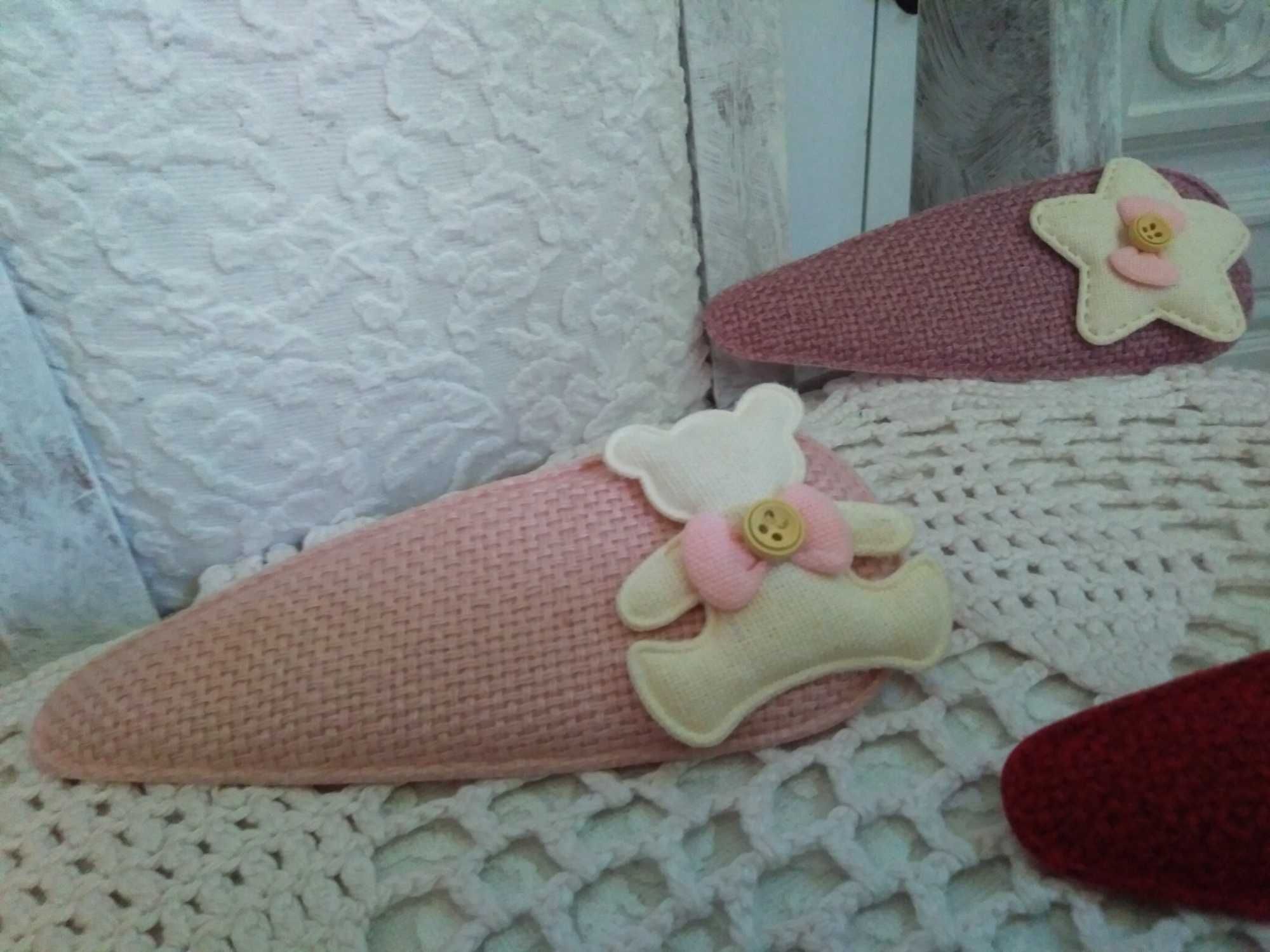 NOWE spinki do włosów handmade oryginalne ozdoby dla dziewczynki zes2