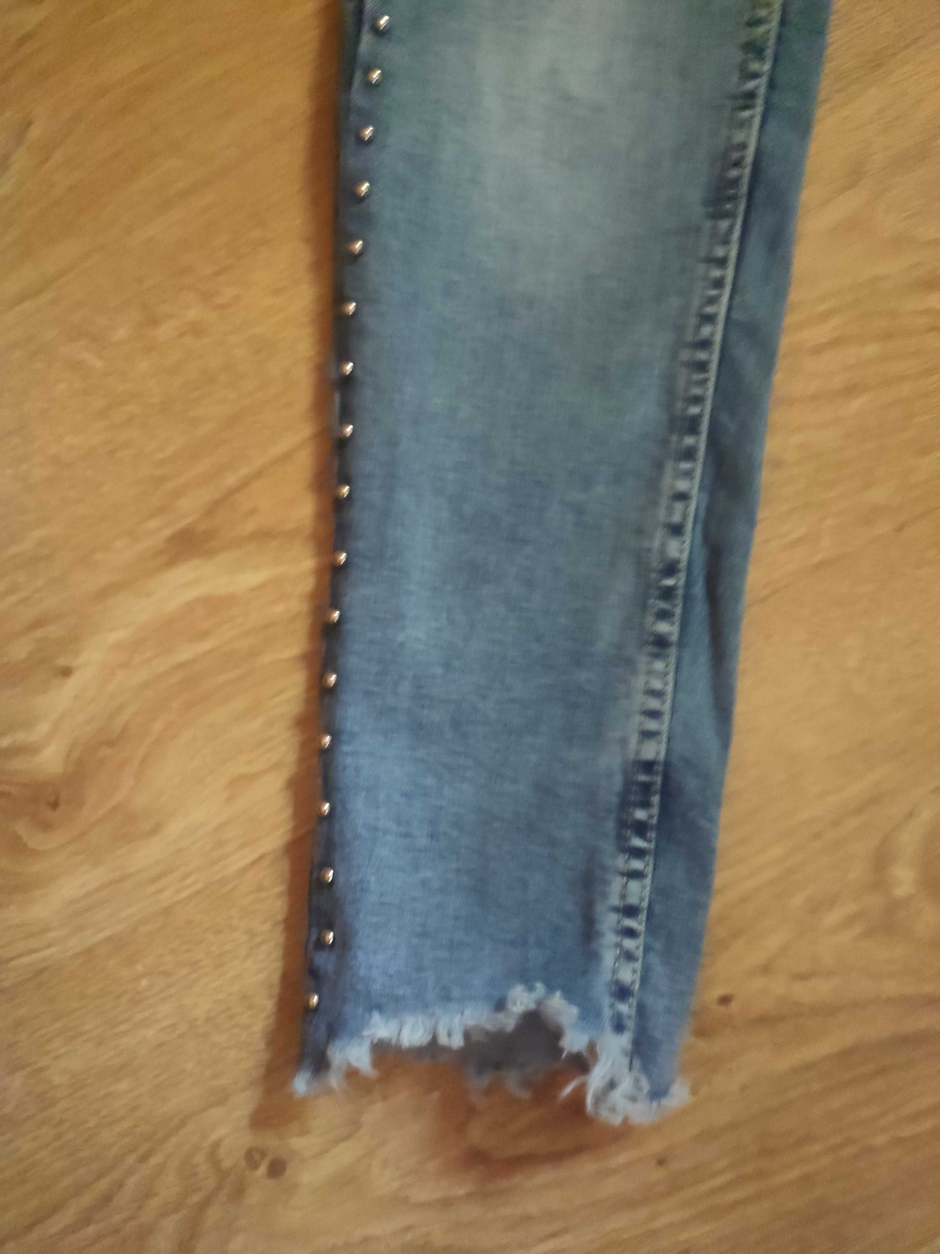 Spodnie jeansowe damskie roz M Moodo