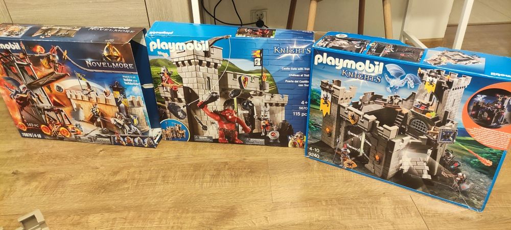 3 zestawy Playmobil
