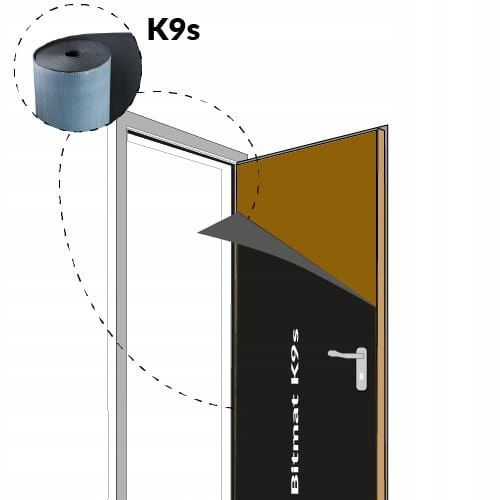Wygłuszenie ocieplenie uszczelnienie zestaw do drzwi