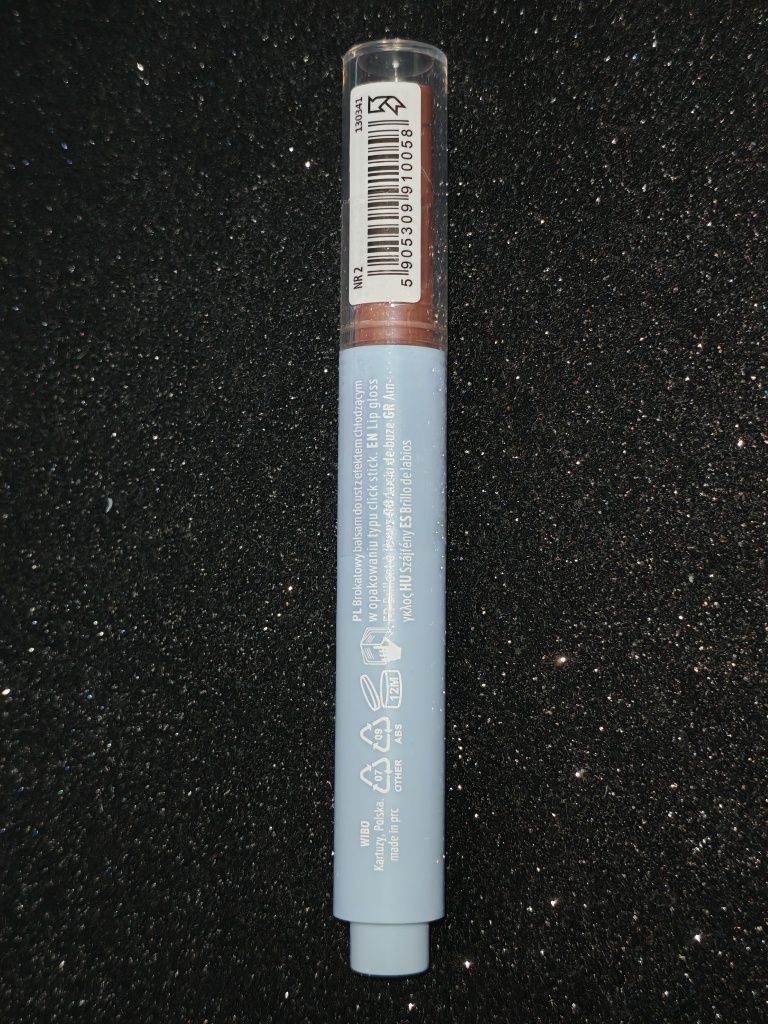 Zestaw kosmetyków Wibo wodny metaliczny eyeliner brokatowa pomadka