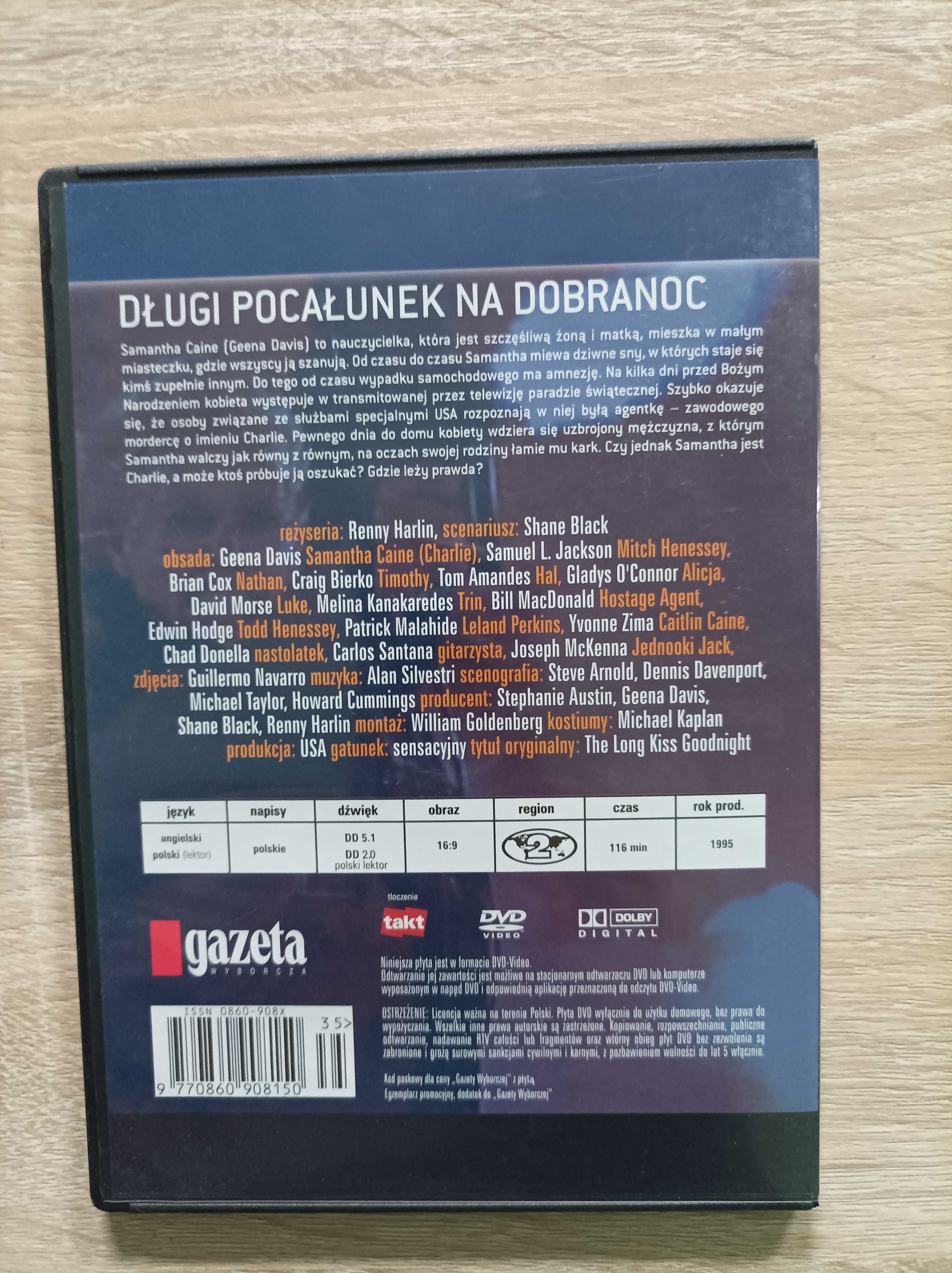 Film DVD Długi Pocałunek na Dobranoc